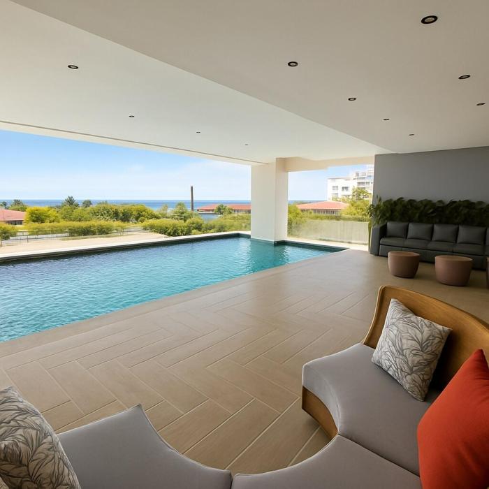 Apto céntrico con piscina, gym y una hermosa vista a la ciudad