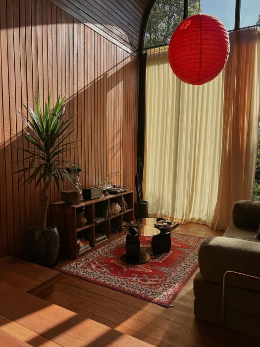 Luciole Mountain House with Jungle & Volcano Views