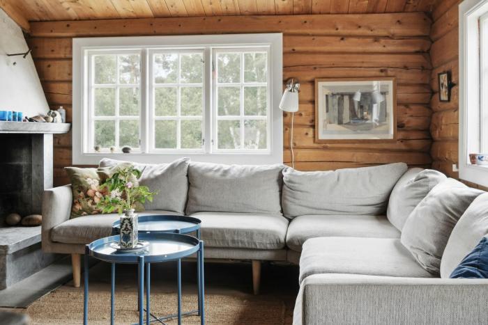 Rustic Cosiness In Norwegian Log Cabin With View