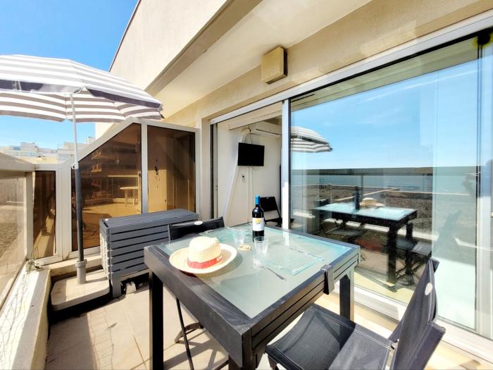 Canet-en-Roussillon - Studio 2 pers - Vue mer - Résidence calme - FR-1-794-133