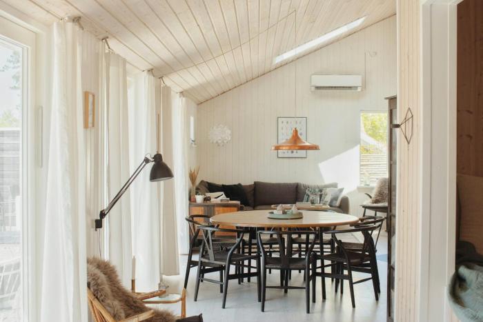 Amid Heather Near The Sea Lies Beach Hut