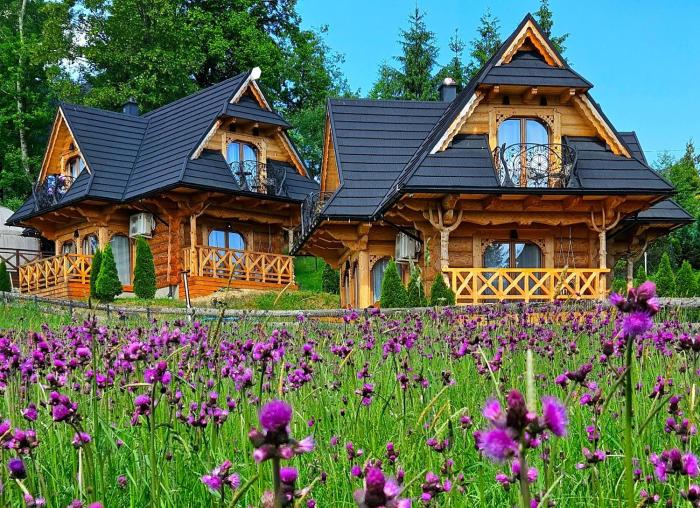 Góralska Chatka 3 Highland Cottage - Jacuzzi, Sauna, Split AC, Private parking, Mountains View