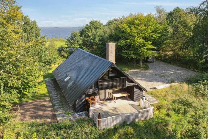 70S Holiday Home With Fjord Views At Lyby Beach