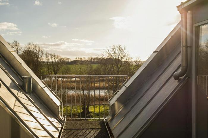 Wide View On Nature From The Manor House On Rügen