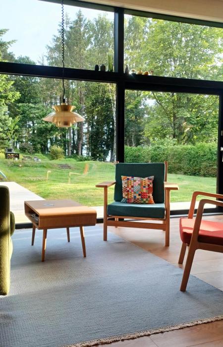 Modern House With Kayaks Near Mols Bjerge