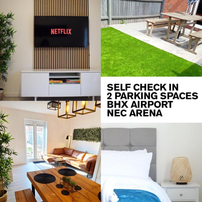 Modern 2 Bed house - HS2, NEC & Birmingham Airport