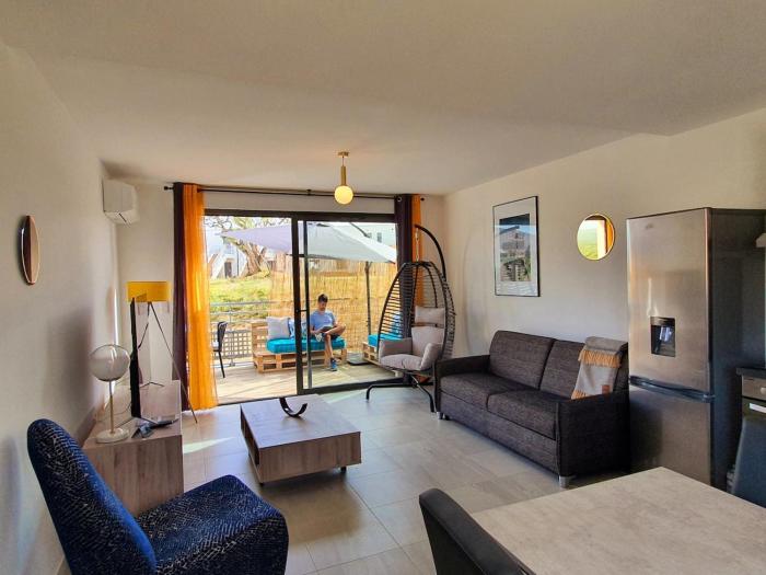 T2 Yucca LCP - Beautiful 48 m2 2-room, 17 m2 terrace, new, air conditioning