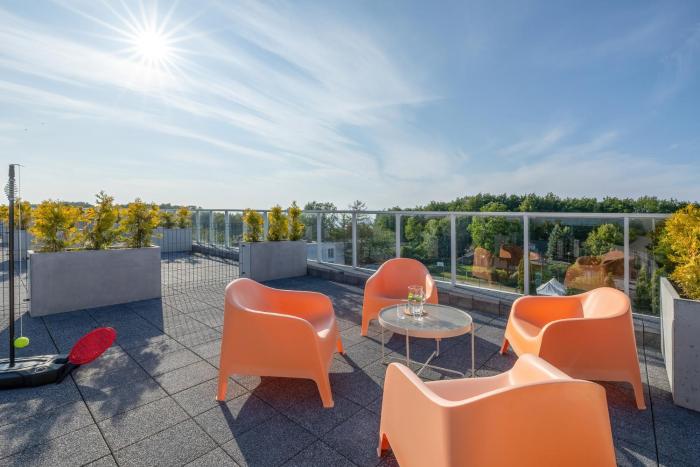 Apartament 3MOLA Ku Morzu - Basen, Balkon oraz Prywatny Taras na dachu, Free Parking, 150 metrów do Morza