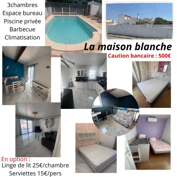 Maison 3chambres avec piscine