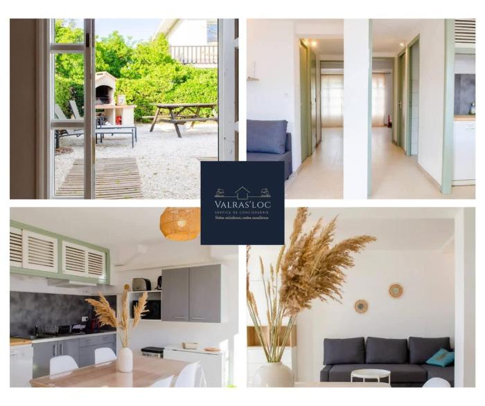 Villa Solera 3 etoiles, jardin, 30m plage