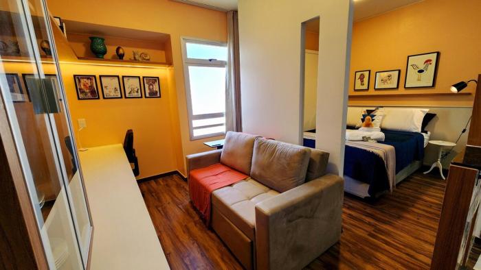 Studio Asa Norte, completo e tranquilo