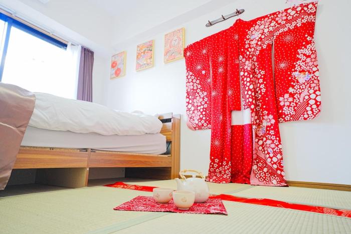 1 stop from Shinjuku, 3 minutes, Japanese-style room, with balcony, Japanese modern