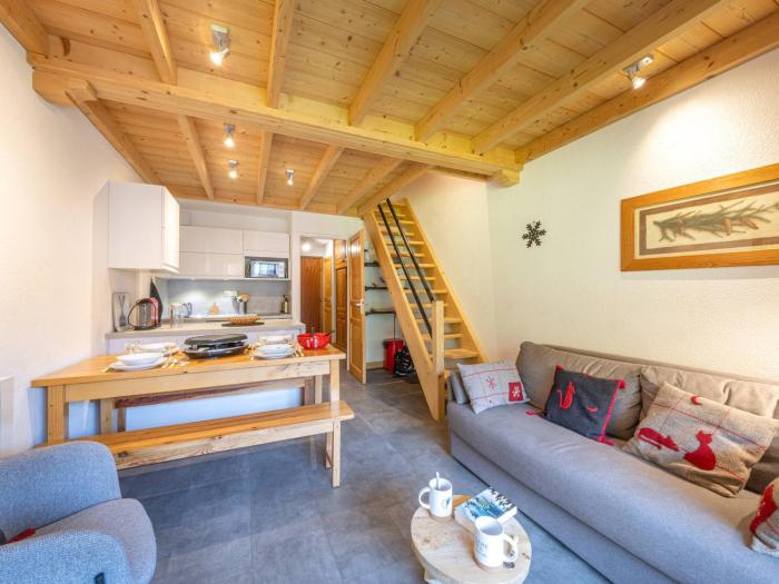 Appartement duplex skis aux pieds, 3 pièces, 5 pers., wifi, balcon, et garage privé - FR-1-694-196