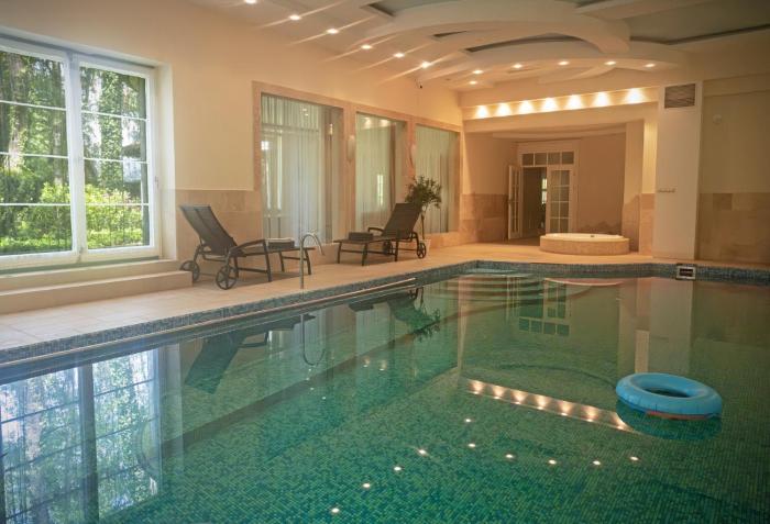 Luxury villa indoor pool Warsaw