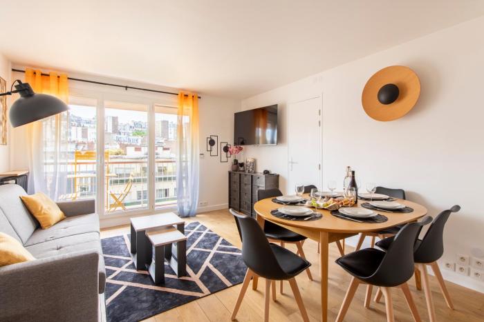 Stylish Stay - Balcony & Amazing View - Montmartre