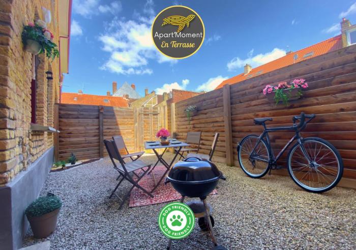 Appartement - Terrasse privée, animaux acceptés, parking privé gratuit, accueil vélo