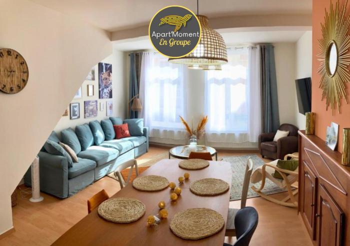 Le Bohemian Chic - 4 chambres en hypercentre de Saint-Omer, idéal pour les groupes