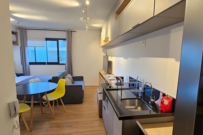 Studio decorado em Moema perto do Shoping