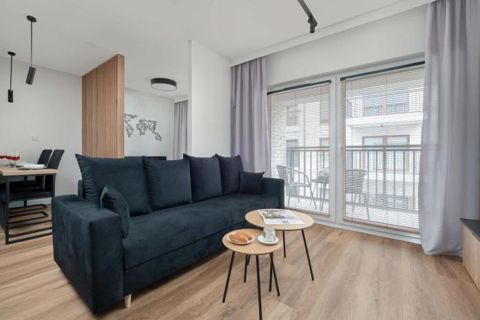 Elegant Studio for 4 People in Łódź by Noclegi Renters