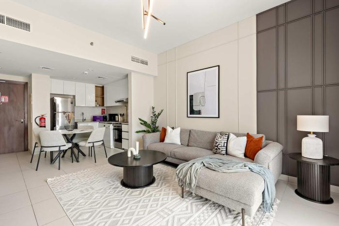 Silkhaus Vacation Homes Premium 1BDR Minutes walk to Reem Beach