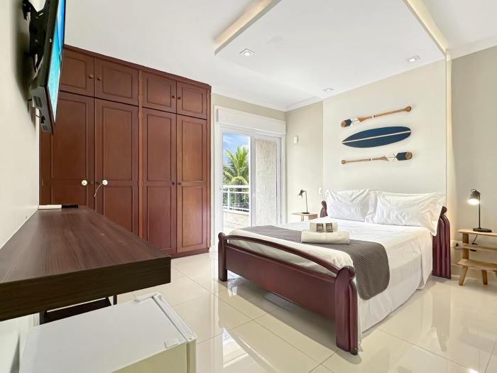 200m do mar - AC - Piscina - Churrasqueira - 1 Suite