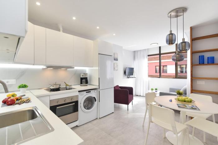 A bright and modern apartment