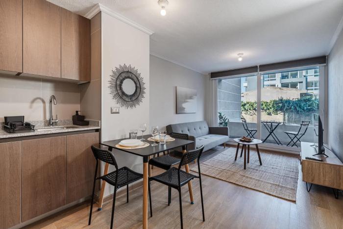 Estiloso y comodo departamento con AC