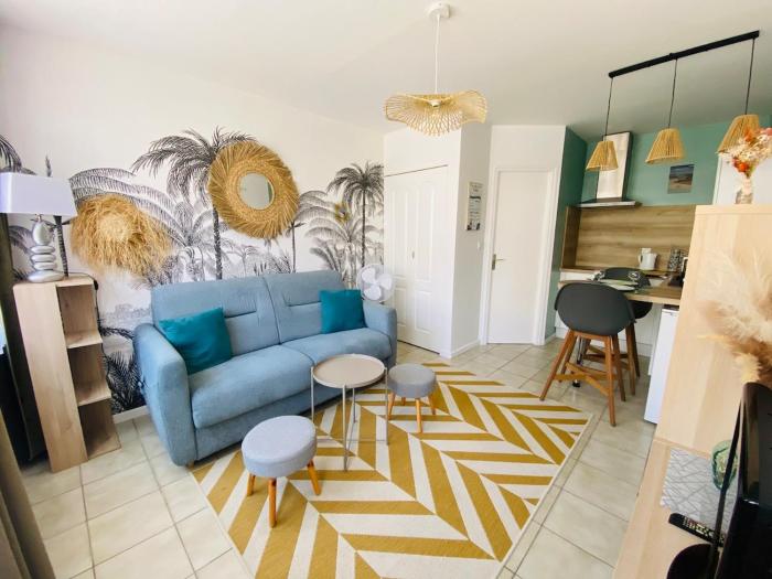 Studio indépendant 2 étoiles 200m de la mer