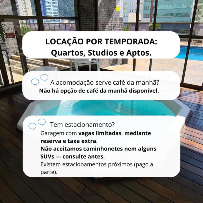 Stay - Quartos, Studios e Apartamentos por temporada no centro de BC