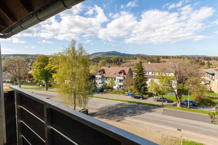 Ferienwohnung Wurmberg Ausblick mit Balkon