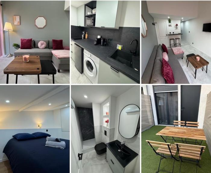 Petit Boudoir Lyonnais neuf terrasse climatisé