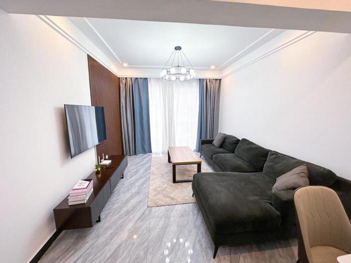 beautiful furnished one bedroom apartment with fully equipped gym swimming pool children playing ground