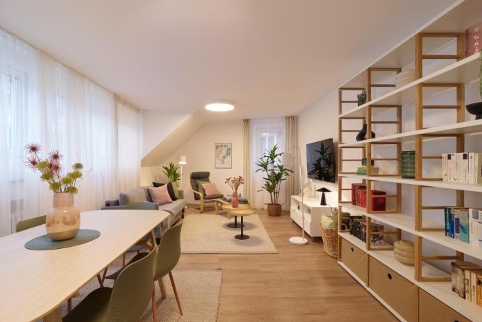 BG Living & Hosting - Hochwertige Ferienwohnung im Zentrum von Wittlich - 3 Gäste, WLAN & Waschmaschine