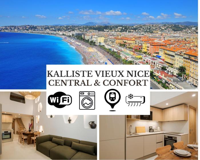 KALLISTE VIEUX-NICE centre historique, près promenade et Cours Saleya
