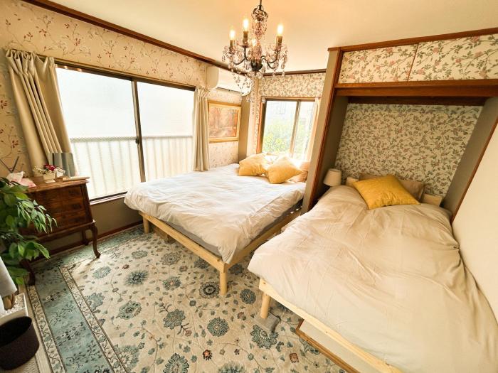 Unique house mixed Japanese and European old style