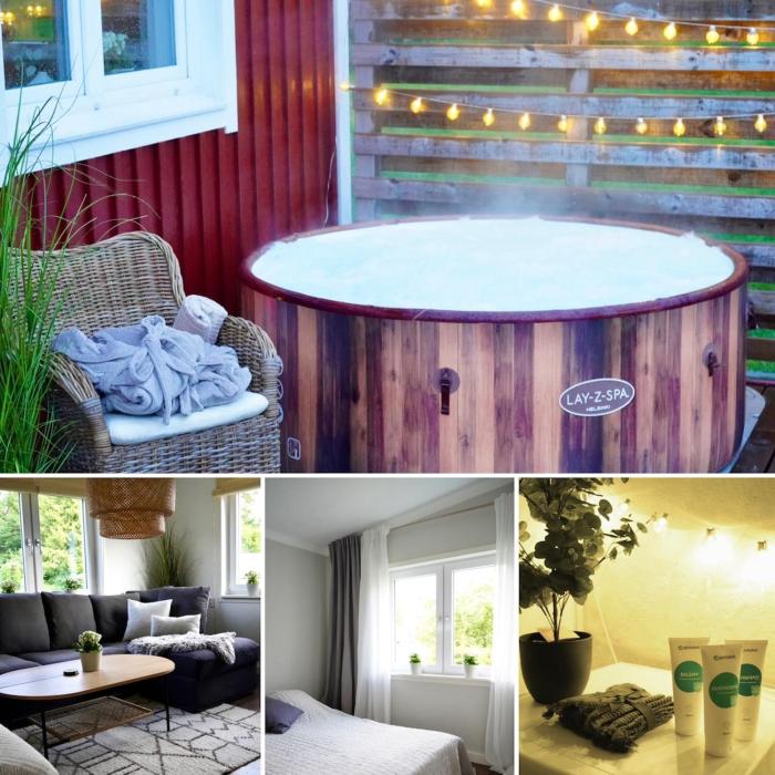 Entire house with hot tub and beachfront