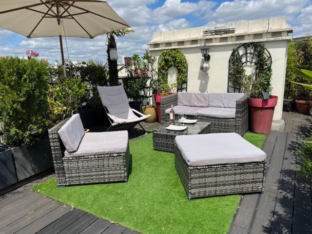 DERNIER ETAGE TERRASSE Pte St Coud