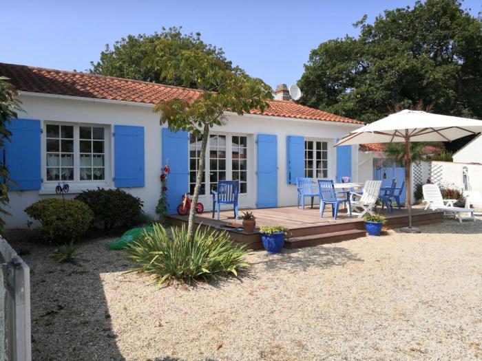 Maison calme proche plage Noirmoutier, 6 personnes, animaux admis, parking privé - FR-1-823-76
