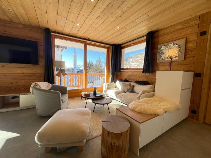 Appartement de charme pour 8 pers. au pied des pistes avec WIFI et Parking - FR-1-505-224