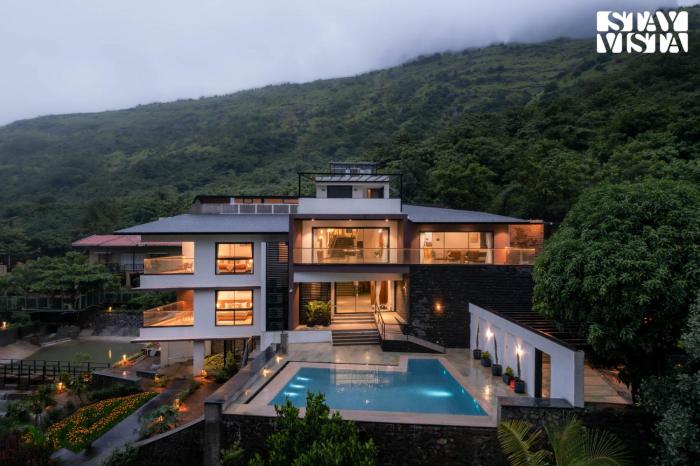 StayVista at Bael Leaf with Projector Setup, Pool