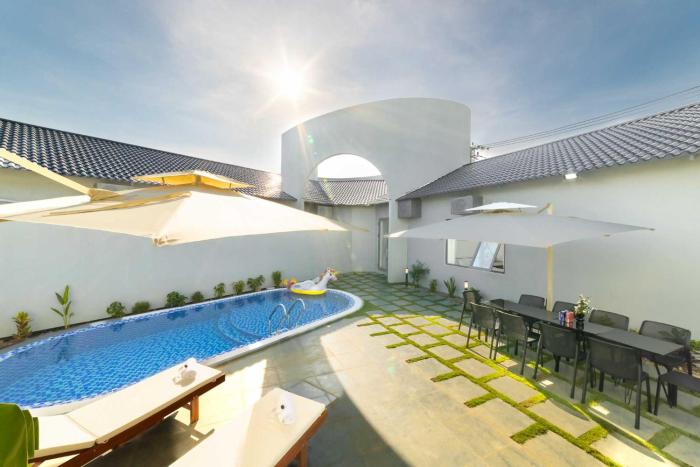 New Pool Villa 6bedrooms Free Pick-up BBQ