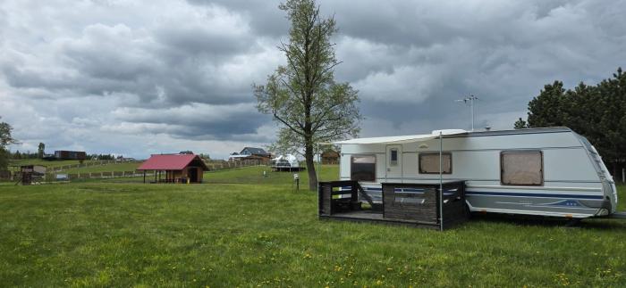 Domek, caravaning nad jeziorem, Giże