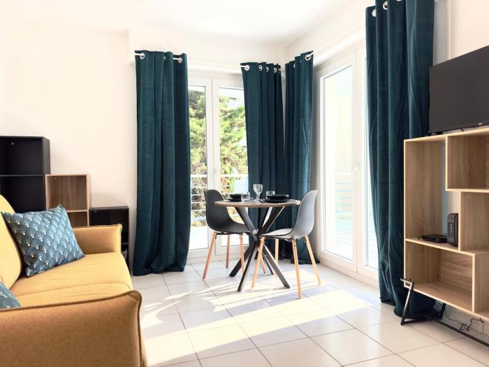 Cocon 2 pers à 100m des plages