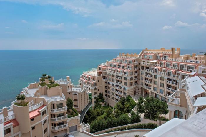 On the sand near the sea