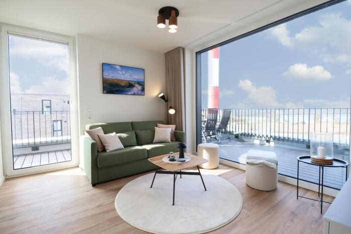 BeltBlick 11 – Ferienwohnung mit unverbautem Meerblick & Dachterrasse!