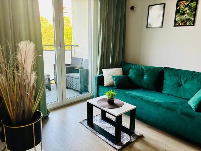Apartament Green ze schowkiem na rowery