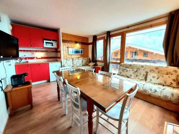 Appartement rénové La Plagne 5 pers, balcon et parking - FR-1-351-160