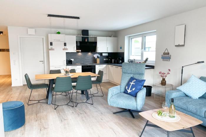 KÜSTE3348 – Penthousewohnung mit Dachterrasse, Sauna - strandnah!