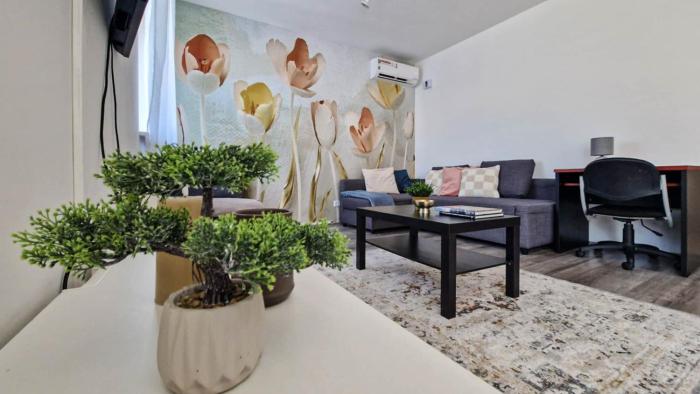 Amphora Luxury Apartment with FREE private Parking and cozy Balcony