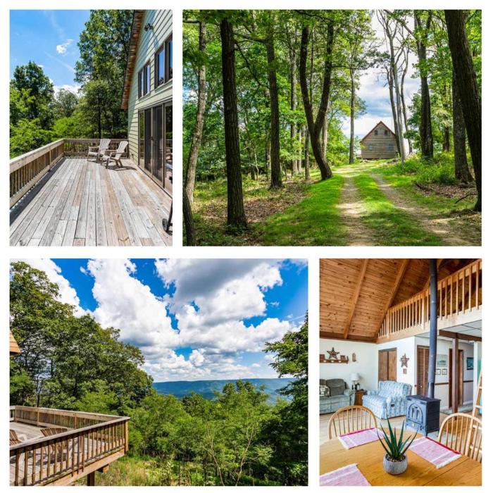 Mountain cabin w hot tub & deck views